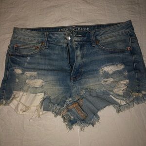 American Eagle distressed shorts
